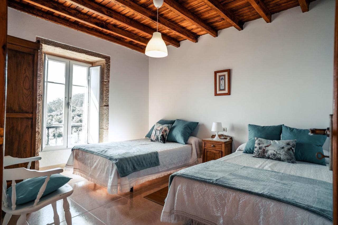 Casa En Muros Con Preciosas Vistas Al Mar Zewnętrze zdjęcie