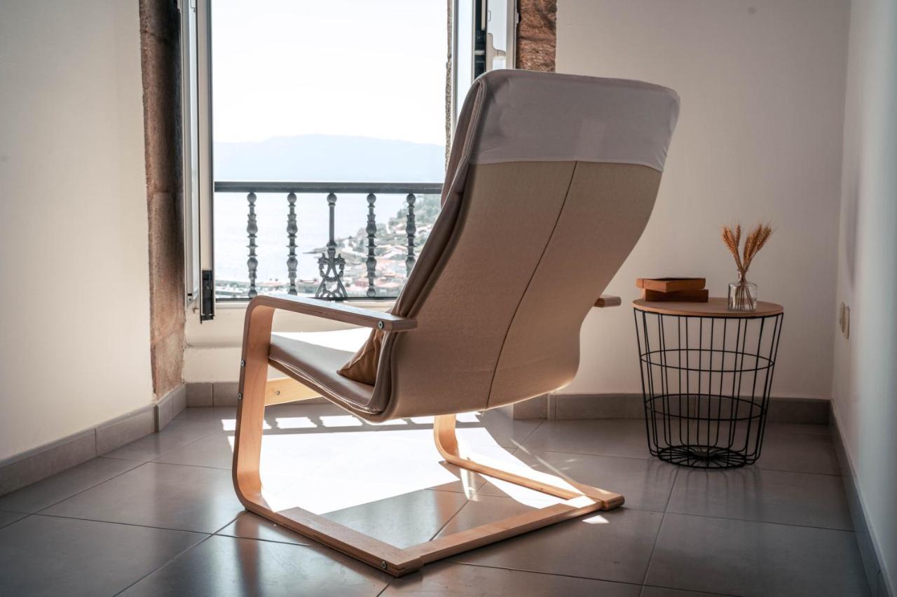 Casa En Muros Con Preciosas Vistas Al Mar Zewnętrze zdjęcie