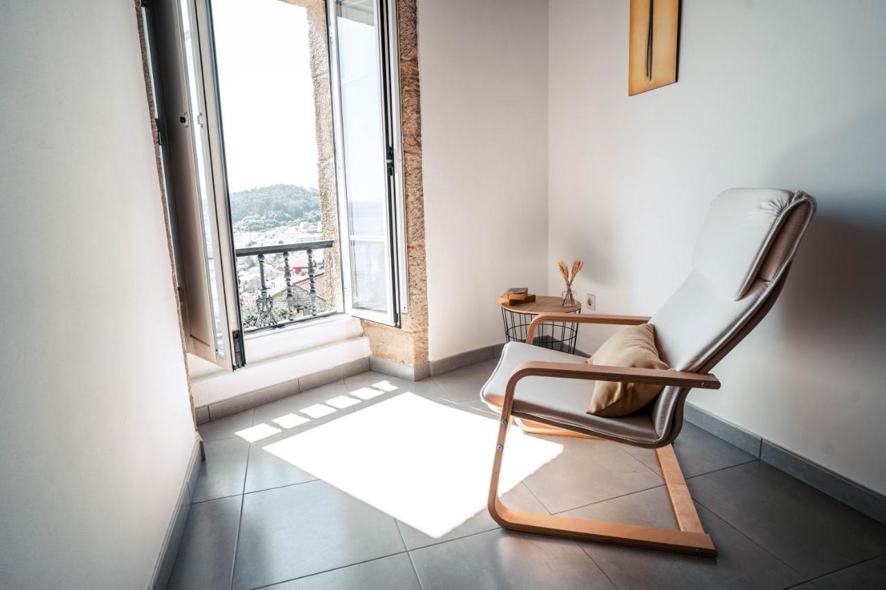 Casa En Muros Con Preciosas Vistas Al Mar Zewnętrze zdjęcie