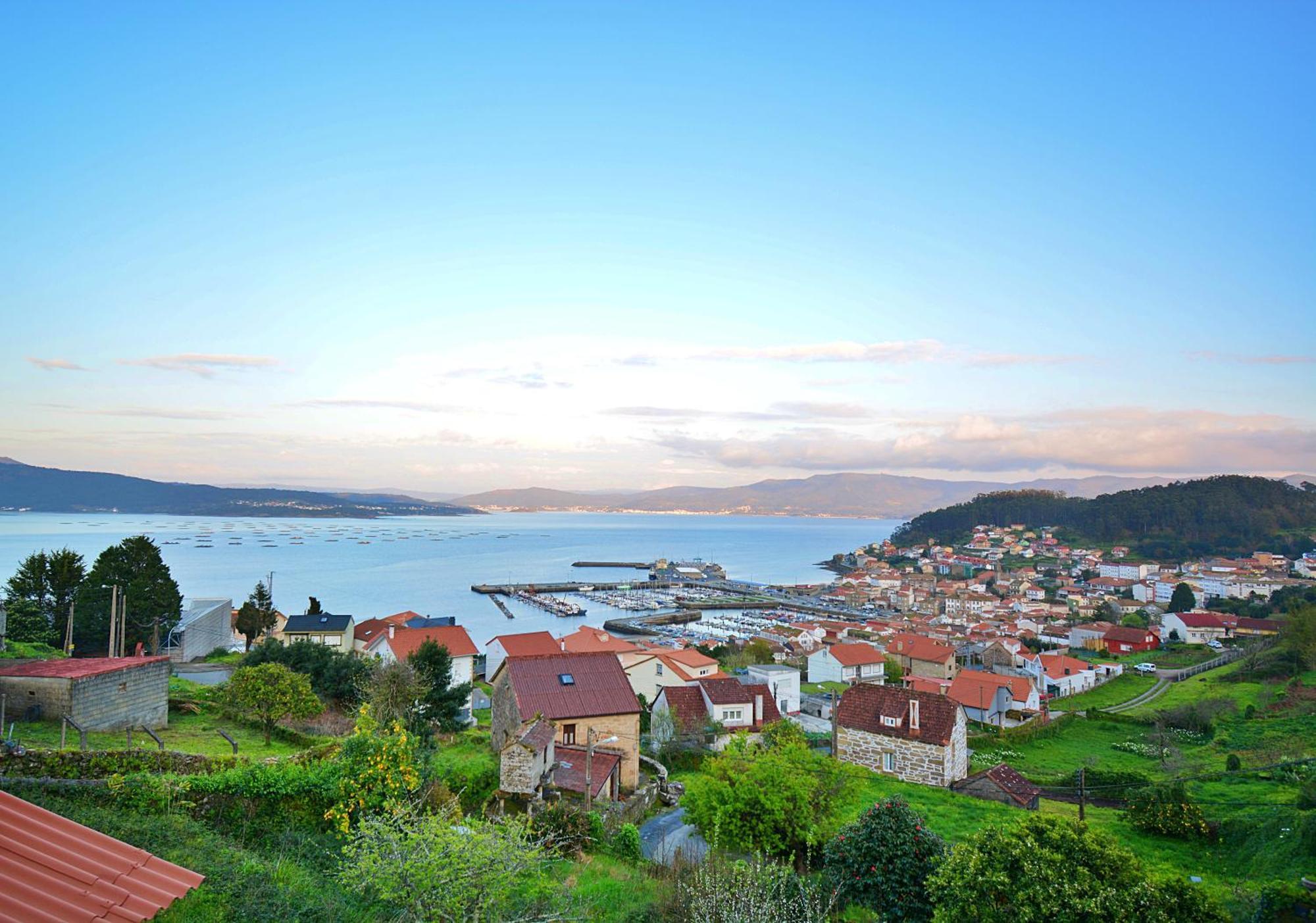 Casa En Muros Con Preciosas Vistas Al Mar Zewnętrze zdjęcie