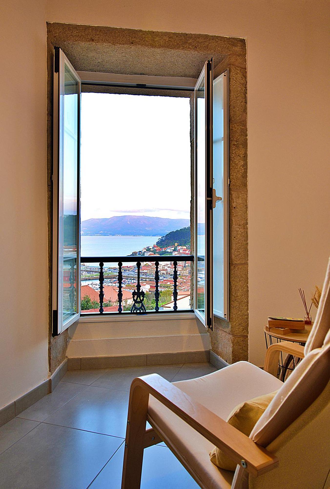 Casa En Muros Con Preciosas Vistas Al Mar Zewnętrze zdjęcie